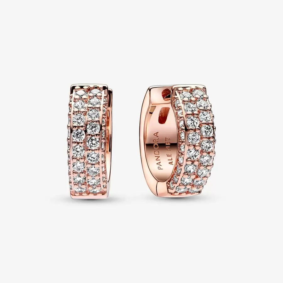 [2157] Timeless Pavé Double-row Hoop