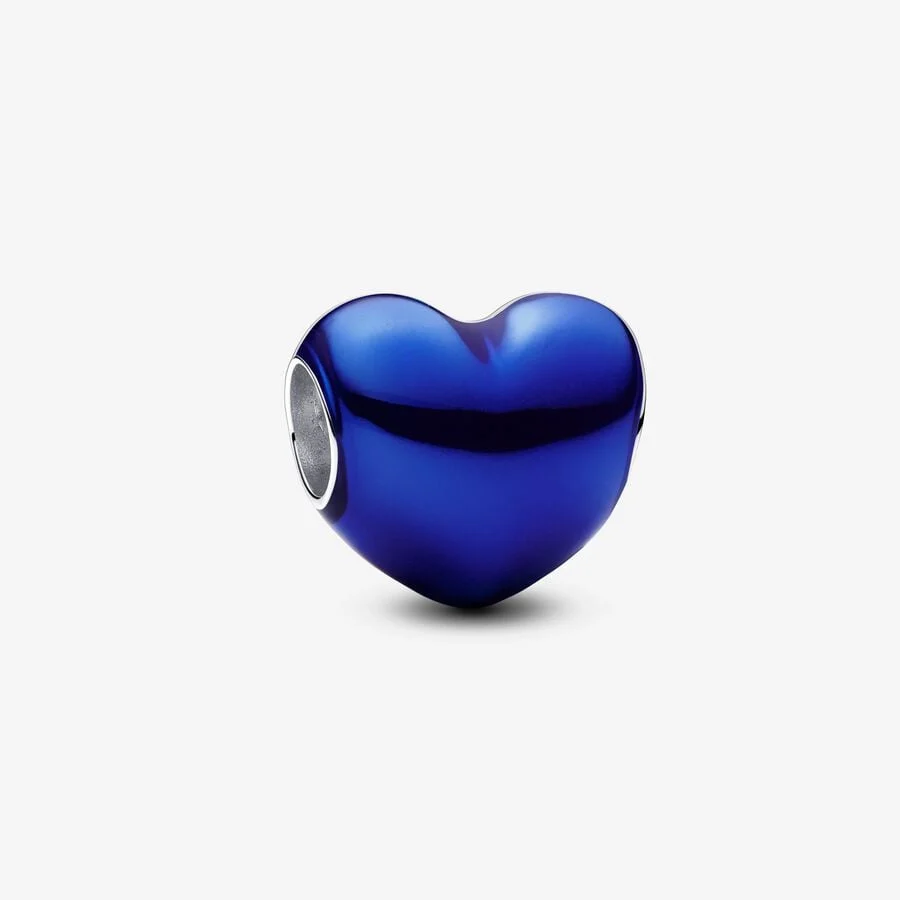 [1005] Metallic Blue Heart