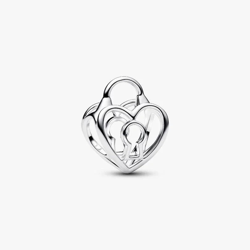 [99011] Openwork Heart Padlock