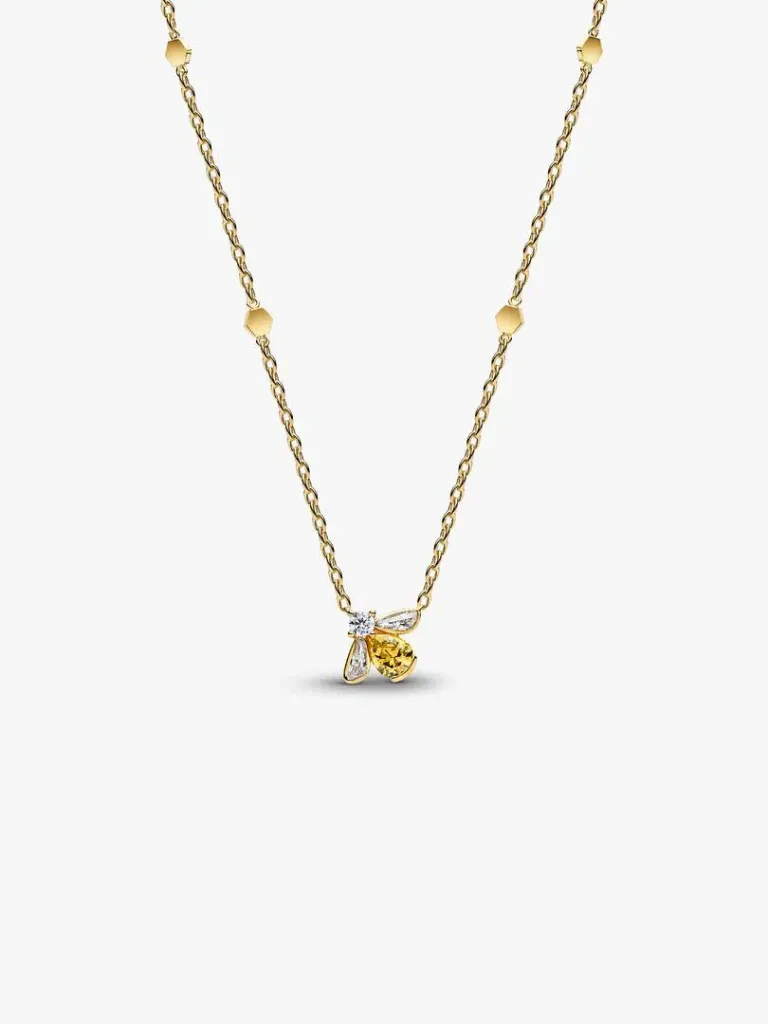 Honey Bee Pendant Necklace