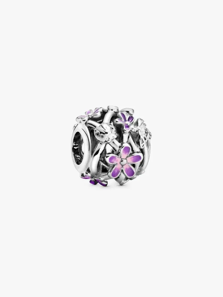 [911] Openwork Purple Daisy