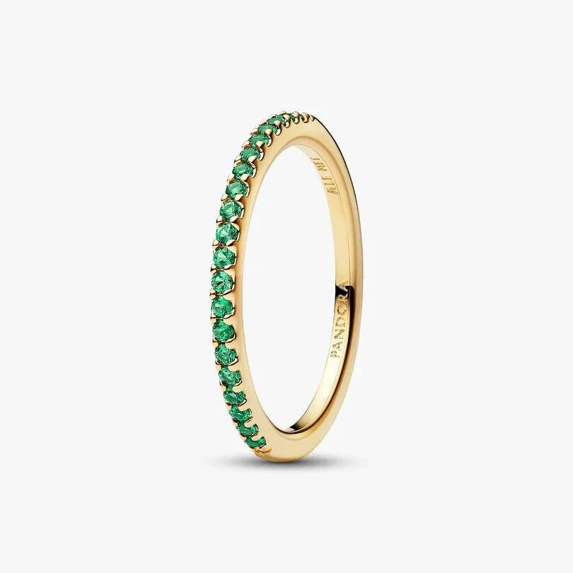 [99149] Sparkling Green Half-Eternity 52