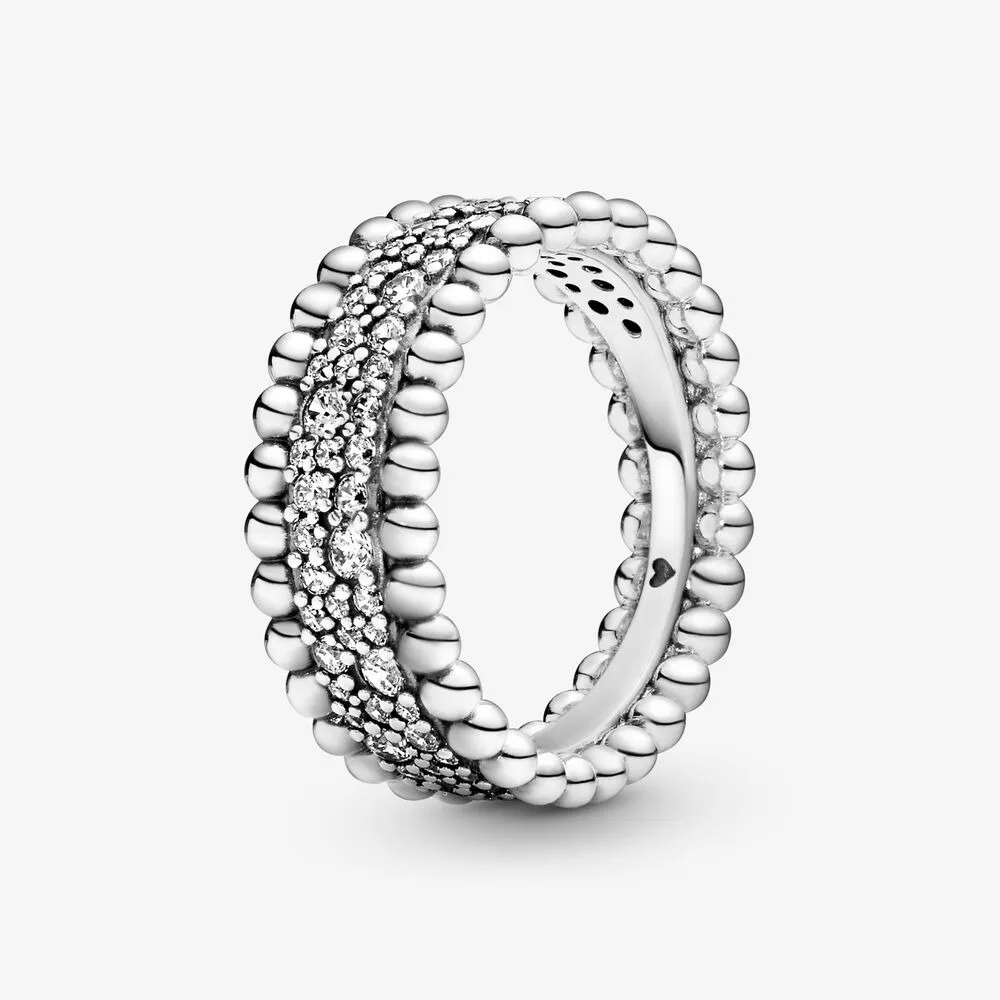 [99171] Beaded Pave Band 52