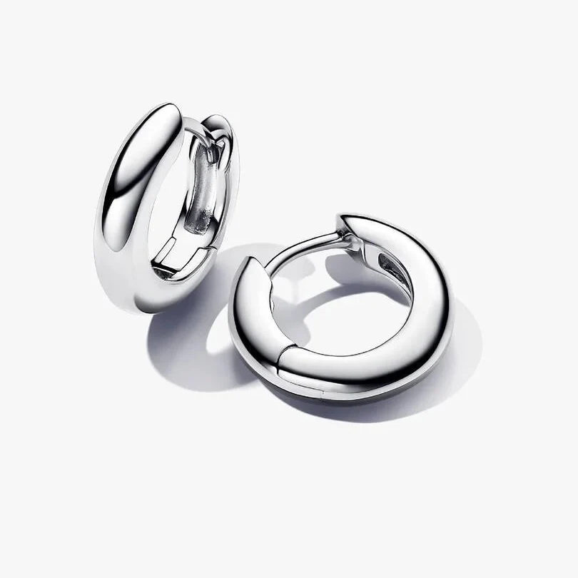 [99216] Round Hoop Earrings