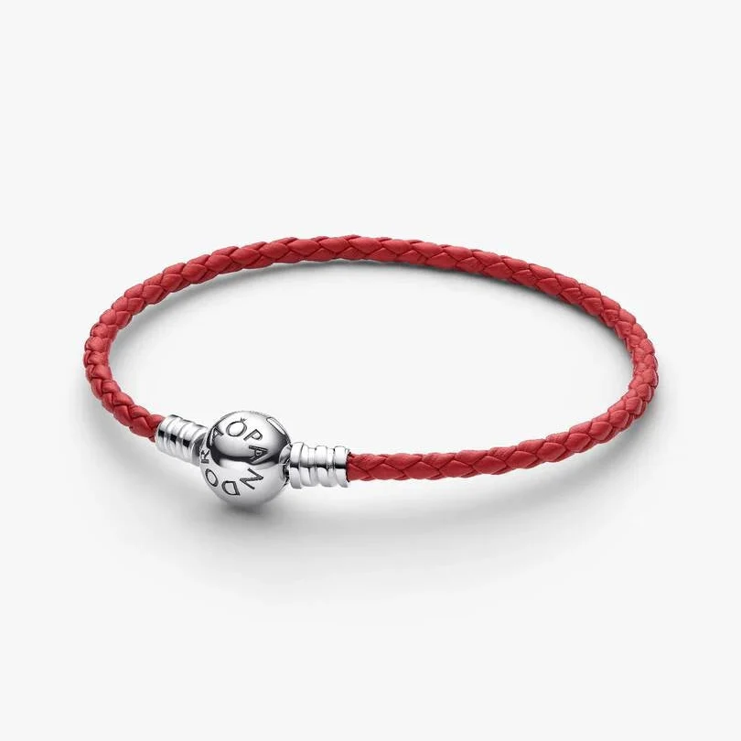 [99296] Red Braided Leather S3