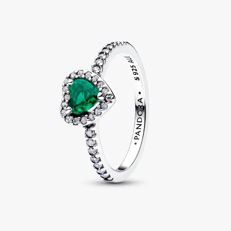 [99320] Elevated Royal Green Heart 56