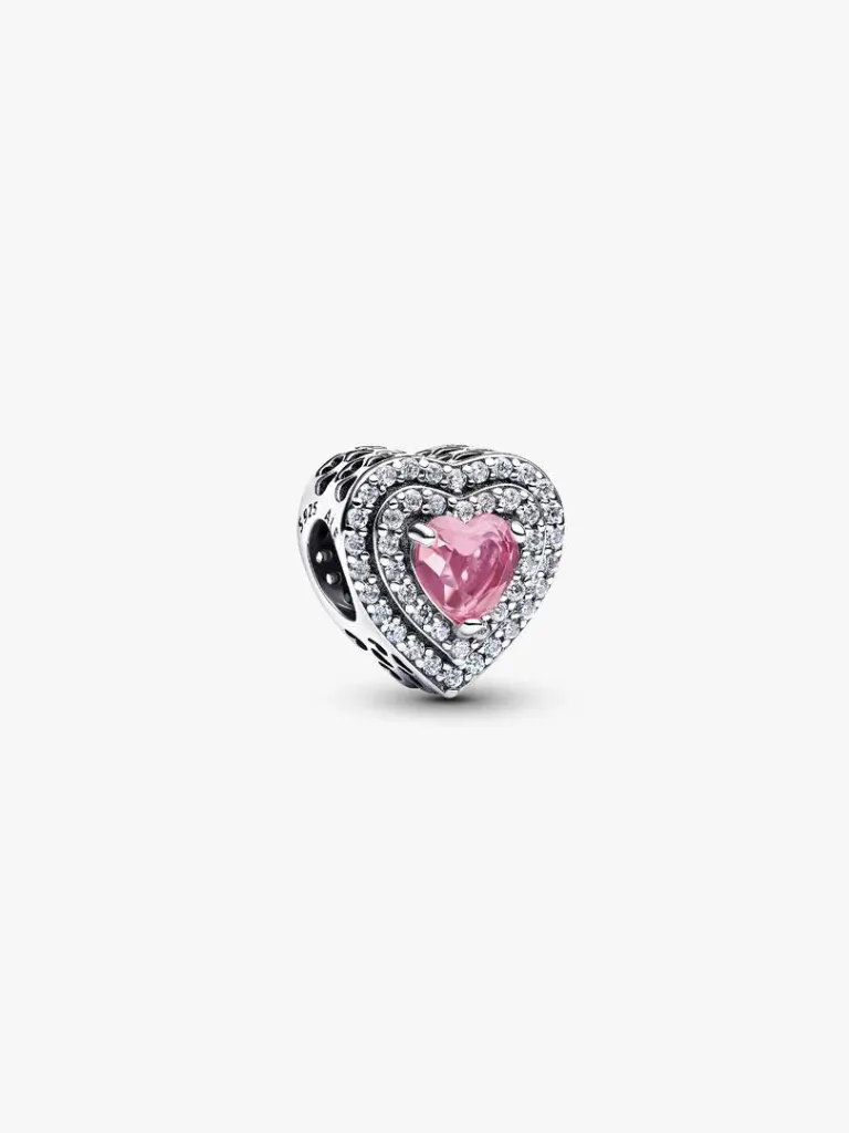 [99228] Sparkling Pink Leveled Hearts
